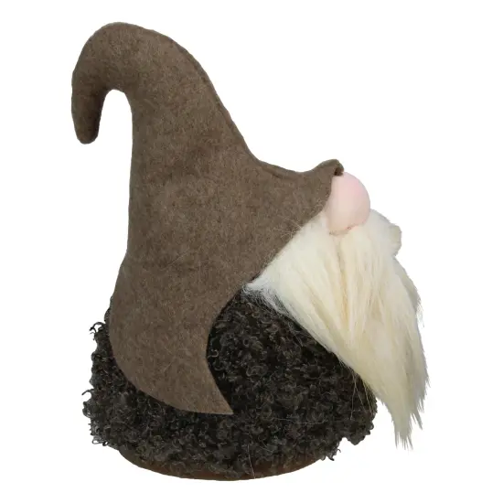 Northlight Bulbous Nose Santa Gnome Christmas Decoration - 8" - Brown {5}
