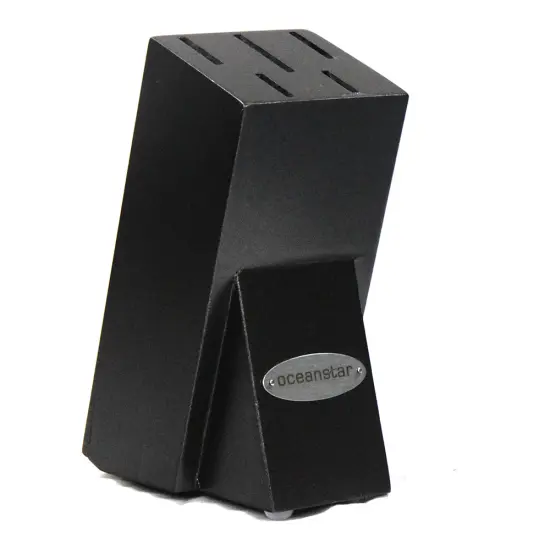 Oceanstar 6-Piece Non-Stick Coating knife set with Block Multicolor {6}