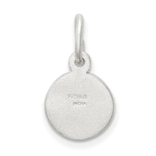 Sterling Silver Cherub Charm Angel Pendant Jewelry 19mm x 10mm {3}