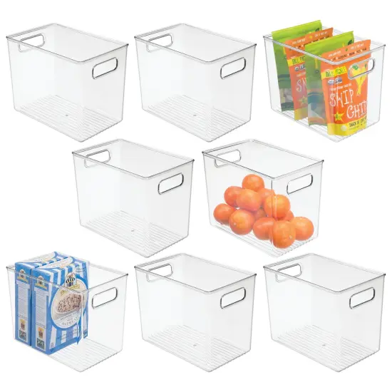 mDesign Plastic Kitchen Pantry Storage Organizer Container Bin {1}
