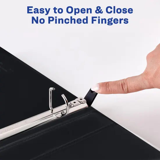 Avery 1" Durable View 3 Ring Binders, Slant Rings, 220-Sheet Capacity, Blue, 4 Pack (17705) {5}