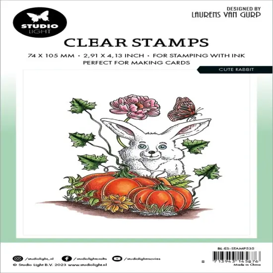 Studio Light Clear Stamps By Laurens Van Gurp-Nr. 535, Cute Rabbit {3}
