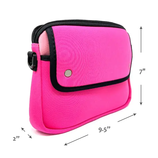 Wrapables Waterproof Bike Bag, Handlebar Cycling Storage Pouch for Tools and Accessories Pink {3}
