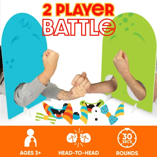 Big Dot of Happiness Monster Bash - Little Monster Birthday or Baby Shower Activity - 2 Player Build-A-Face Party Game {5}