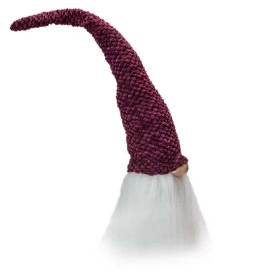 Northlight Gnome Head Christmas Decoration - 15" - Purple Plum and White {4}