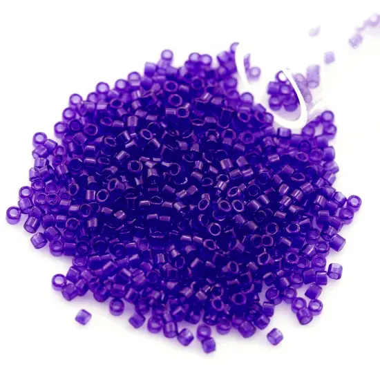 Miyuki Delica Seed Bead 11/0 Transparent Cobalt Blue {1}