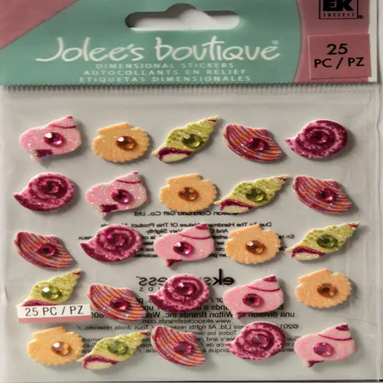 Jolee's Boutique Sea Shells Repeats Dimensional Stickers {1}