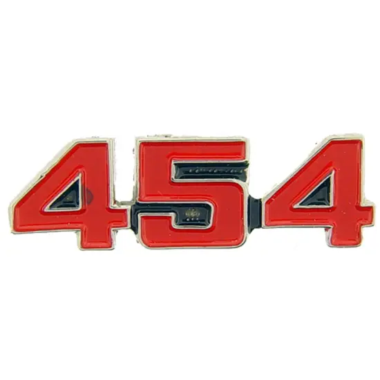 Chevy 454 Pin Red 1" {1}