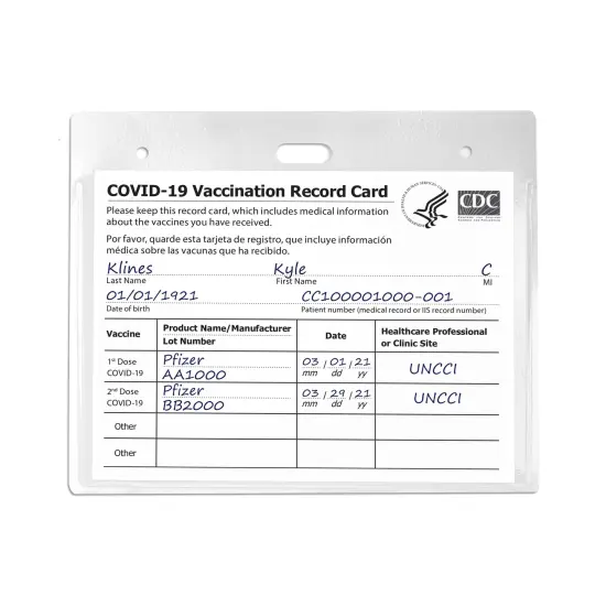 Avery Heavy Duty Badge Holders, 3" x 4", 25 Horizontal ID Badge Holders (74471) {6}