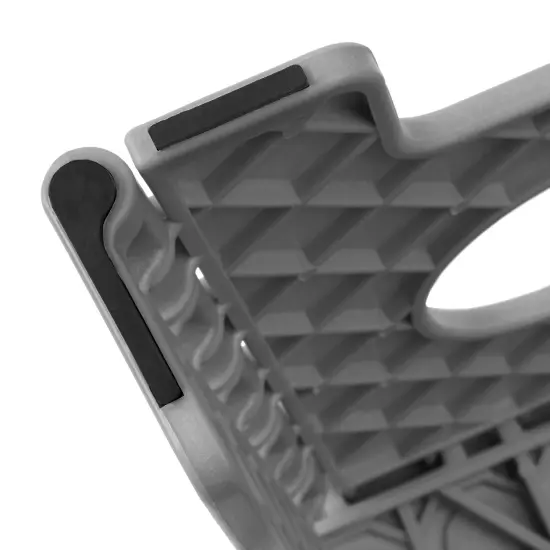 Casafield 13" Folding Step Stool with Handle, Gray - Portable Collapsible Small Plastic Foot Stool for Adults - Use in the Kitchen, Bathroom and Bedroom {6}