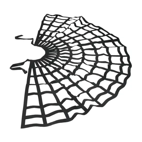 Northlight Spiderweb Shawl Halloween Costume Accessory - Black - One Size {3}
