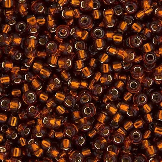 Miyuki 250g Silverlined Round Rocailles Seed Beads, 11/0 Dark Topaz #5 {1}