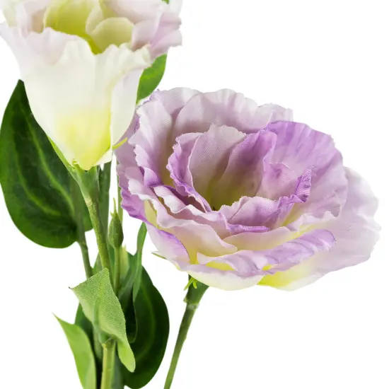 Allstate Lisianthus Artificial Floral Spray - 30" - Lavender and White Purple {6}