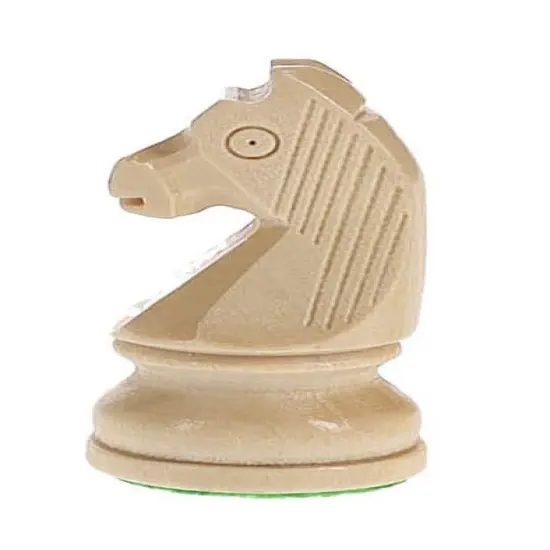 WE Games French Staunton Wood Chess Pieces,Weighted with 3 in. King {4}
