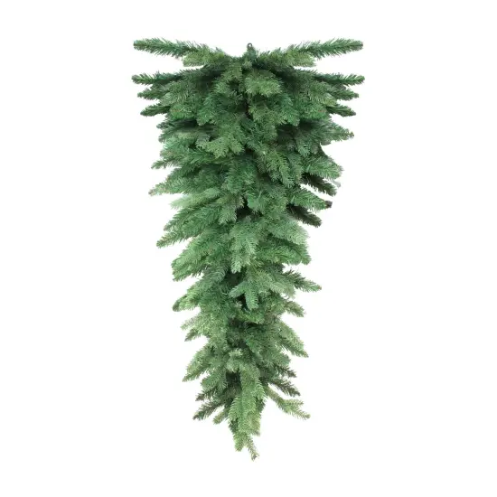 Northlight 54" Mixed Pine Artificial Christmas Teardrop Swag - Unlit Green {1}