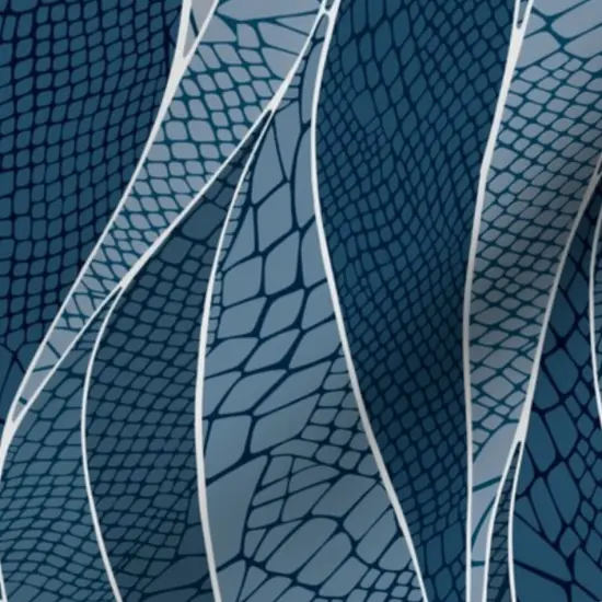 Various Fabrics by the Yard or Fat Quarter Blue Water Abstract Animals Waves Ocean Snake Skin Animal Print Custom Printed Fabric by Spoonflower {7}