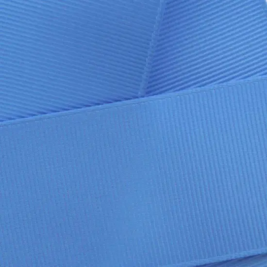 1.5" Grosgrain Ribbon Solid 337 Capri Blue 100yd {1}