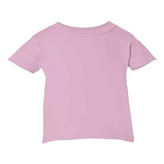 Rabbit Skins&reg; Soft Infant Cotton Jersey Tee - 3401 Pink {2}