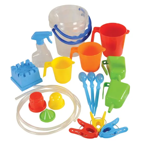 EDX Education Classroom Water Play Set - 35 Pieces {3}