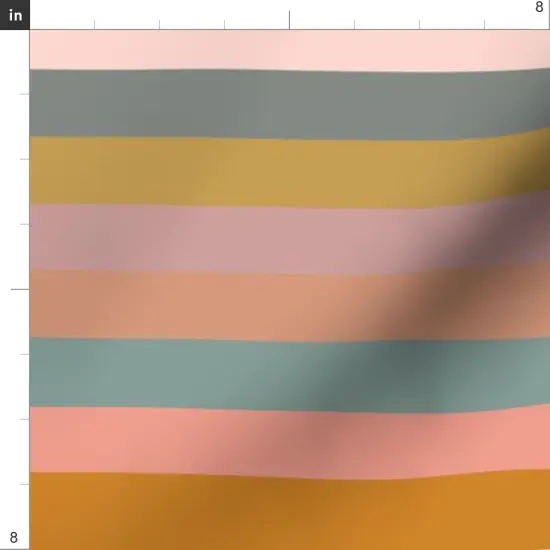 Various Fabrics by the Yard or Fat Quarter Neutral Stripes Earth Tone Bohemian Peach Sienna Teal Pink Custom Printed Fabric by Spoonflower {4}