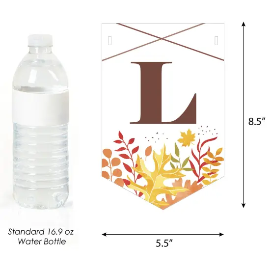 Big Dot of Happiness Fall Foliage - Autumn Leaves Party Bunting Banner - Party Decorations - Let's Celebrate {4}