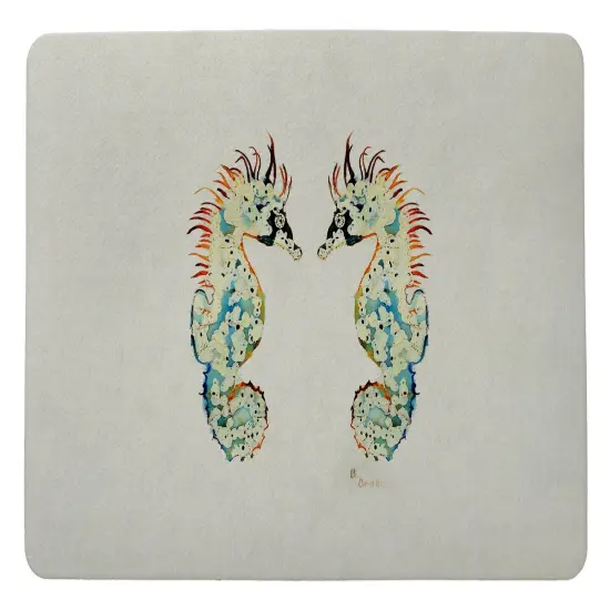 Betsy Drake Betsy's Seahorses 30 Inch By 50 Inch Comfort Floor Mat {1}