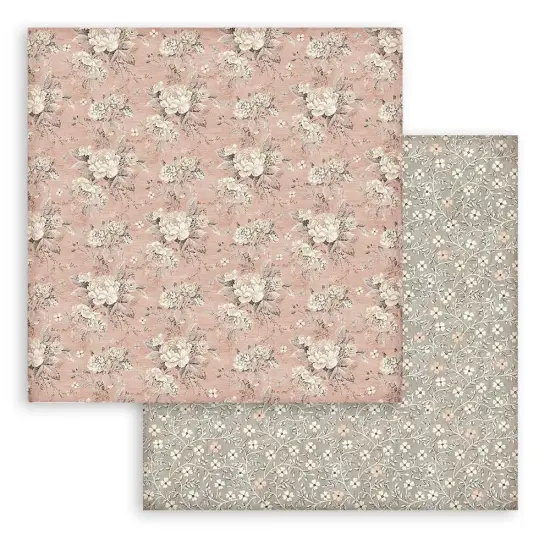 Stamperia Backgrounds Double-Sided Paper Pad 12"X12" 10/Pkg-You And Me, 10 Designs/1 Each {5}