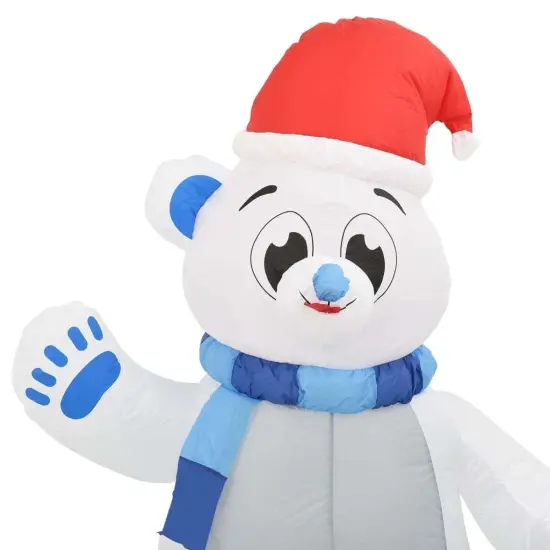 Christmas Inflatable Polar Bear LED Indoor and Outdoor 8 ft {6}