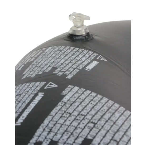 Swim Central Inflatable Wild Water Monster Tire Inner Tube - 36" - Black and White {6}