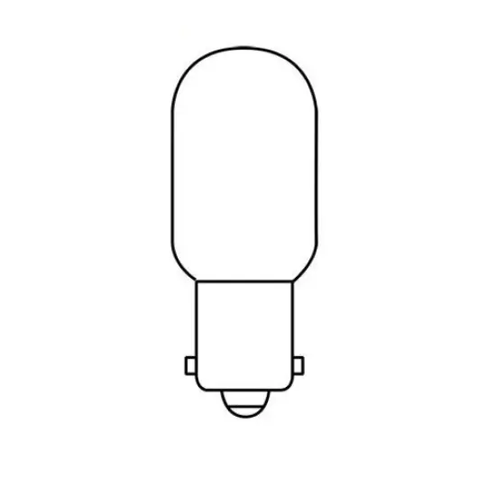 GE 1939X - 34021 50w 28v T7 BA15s Base Aircraft Low Voltage Light Bulb {2}
