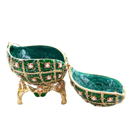 1907 Rose Trellis Royal Easter Egg 3.25 Inches {3}