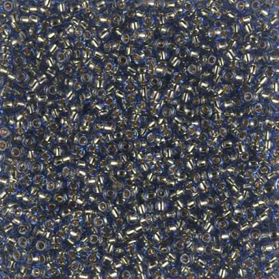 Miyuki 11 Round Seed Bead, 11-954, 24kt Gold Lined Pale Montana, 13 grams {1}