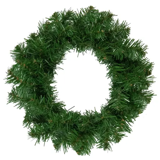 Northlight Deluxe Dorchester Full Pine Artificial Christmas Wreath, 24-Inch, Unlit Green {1}