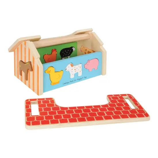 Bigjigs Toys Farmhouse Sorter {3}