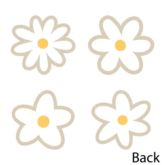 Big Dot of Happiness Tan Daisy Flowers - Decorations DIY Floral Party Essentials - Set of 20 {4}