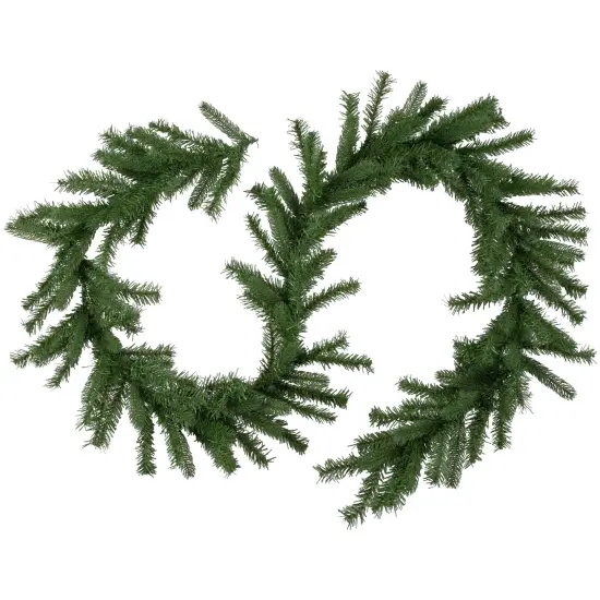 Northlight 9' x 10" Green Sierra Noble Fir Artificial Christmas Garland, Unlit {1}