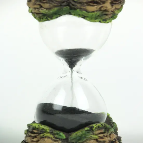 Celtic Green Man Hand Painted Decorative Hourglass Sand Timer {4}