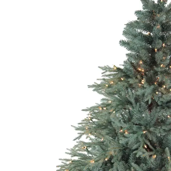 Northlight Real Touch&trade; Pre-Lit Artificial Full Fairbanks Alpine Christmas Tree - 6.5' - Clear Lights Green {3}