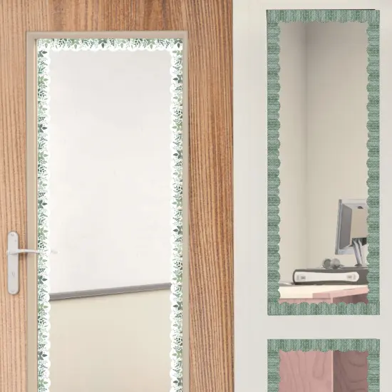 Big Dot of Happiness Eucalyptus Greenery - Scalloped Classroom Decor - Bulletin Board Borders - 51 Feet {6}