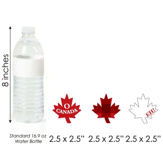 Big Dot of Happiness Canada Day - DIY Shaped Canadian Party Cut-Outs - 24 Count {7}