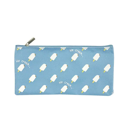 Wrapables Trendy Food Pencil Case and Stationery Pouches (Set of 3) Blue {2}