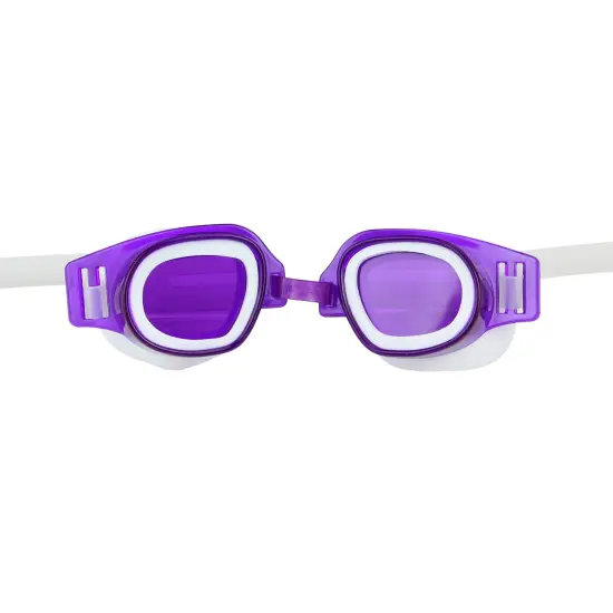 Swim Central Recreational Junior Goggles Swimming Pool Accessory - 6" - Purple {3}