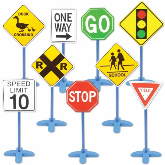 EDX Education Co On the Go Traffic Signs - Set of 9 {1}