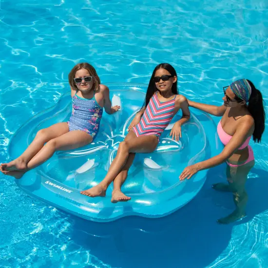 Swimline Sand Dollar Inflatable Swimming Pool Raft Float - 64" - Blue {5}