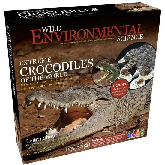 Extreme Crocodiles of the World - For Ages 6+ - Create and Customize Models and Dioramas - Study the Most Extreme Animals {2}