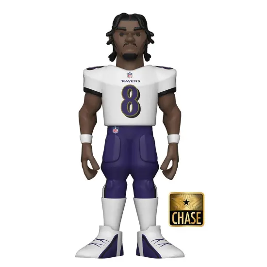 Baltimore Ravens NFL Funko Gold 12 Inch Vinyl Figure | Lamar Jackson Chase {3}