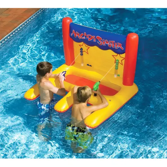 Swim Central Inflatable Arcade Shooter Target Swimming Pool Game, 45" Yellow {3}