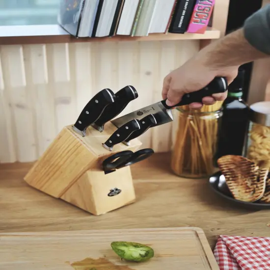 BALLARINI Brenta 7-pc Knife Block Set {3}