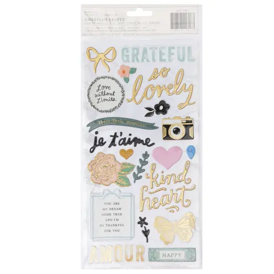 Maggie Holmes Parasol Thickers Stickers 69/Pkg-Splendid Phrase/Puffy {2}