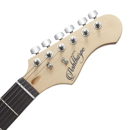 Ashthorpe 39-Inch Electric Guitar, Full-Size Guitar Kit with Padded Gig Bag, Tremolo Bar, Strap, Strings, Cable, Cloth, Picks {5}